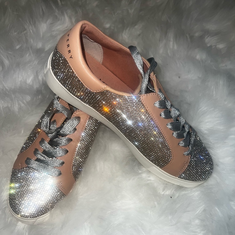 Never worn super sparkly Katy Perry sneakers. Size 7.5 fits like a 7